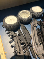 Used - 3x PR Racing S1 1/10 Buggies + spare parts (for spares or repairs)