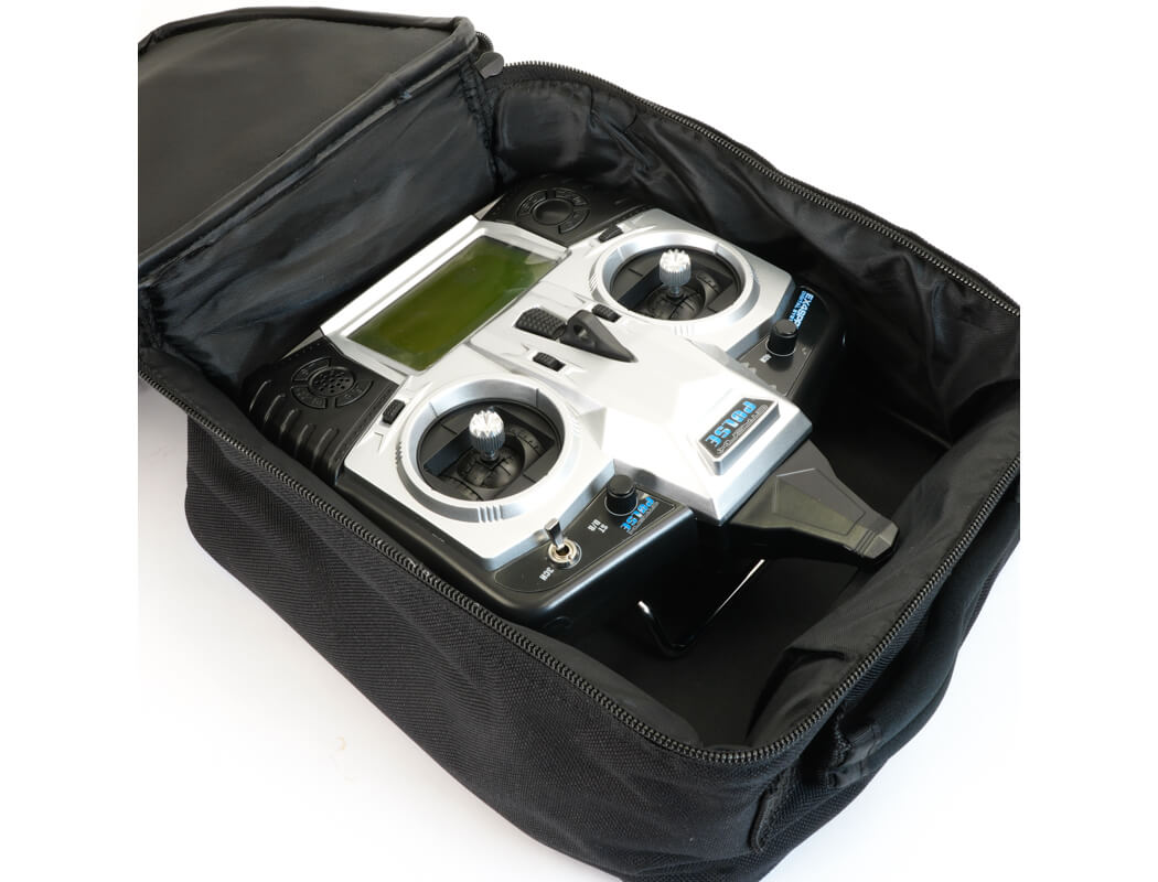 FASTRAX - TRANSMITTER BAG for Stick Radio (Perfect for Extronix/Futaba) - FAST685 (With carry handle and front pocket zipper)