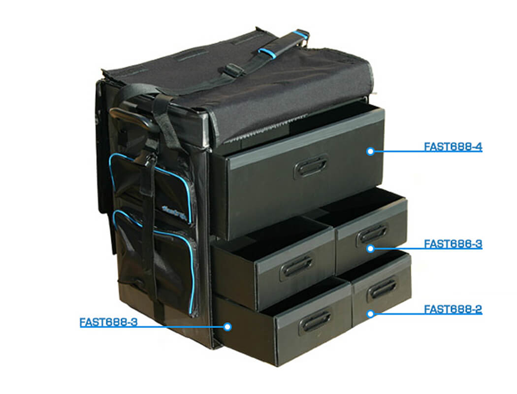 FASTRAX - RC 1/10 - 1/8th CAR MEGA HAULER (Latest V2 NEW 2025 Version) - FAST688 (Hauler (Overall) H56cm D37cm W60cm)
