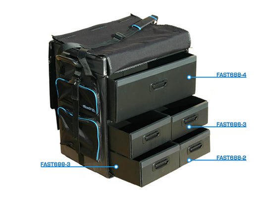 FASTRAX - RC 1/10 - 1/8th CAR MEGA HAULER (Latest V2 NEW 2025 Version) - FAST688 (Hauler (Overall) H56cm D37cm W60cm)