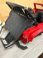 Used - 1/10 RC Rock Crawler hardbody Jeep Rubincon Body With parts - not complete