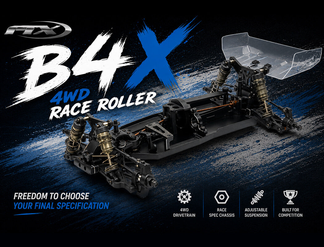 FTX - B4X 1/10 4WD RACE BUGGY ROLLER (No electrics) - FTX5468
