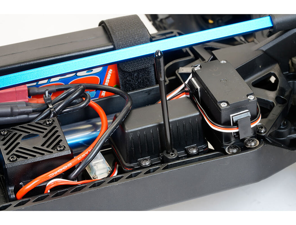 FTX - CROSSBOW 1/10 BRUSHLESS TRUGGY TRUCK RTR - BLUE - INC's LIPO BATTERY, CHARGER & RADIO