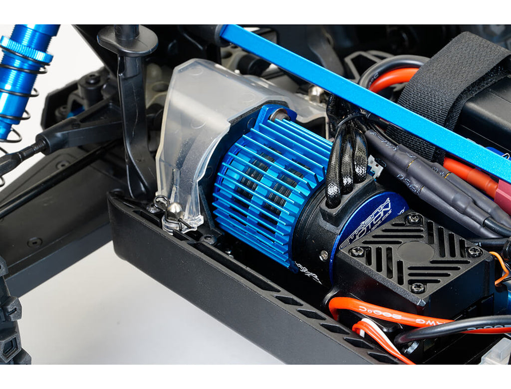 FTX - CROSSBOW 1/10 BRUSHLESS TRUGGY TRUCK RTR - BLUE - INC's LIPO BATTERY, CHARGER & RADIO
