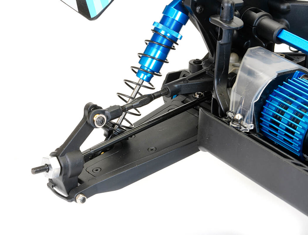 FTX - CROSSBOW 1/10 BRUSHLESS TRUGGY TRUCK RTR - BLUE - INC's LIPO BATTERY, CHARGER & RADIO