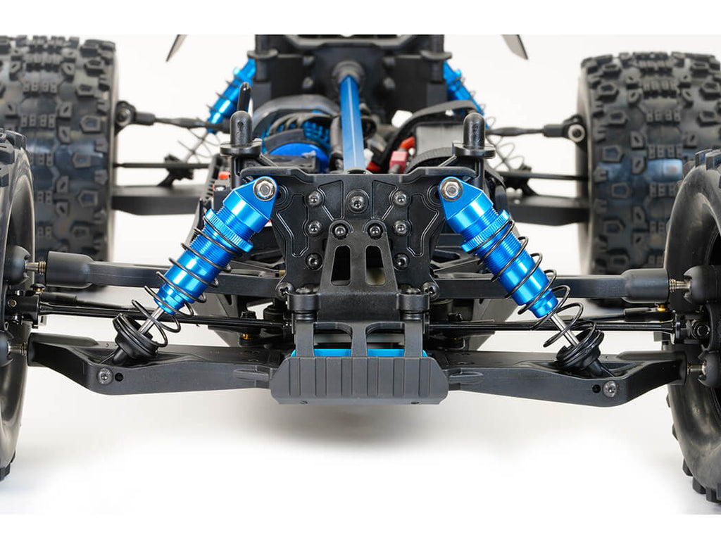FTX - CROSSBOW 1/10 BRUSHLESS TRUGGY TRUCK RTR - BLUE - INC's LIPO BATTERY, CHARGER & RADIO
