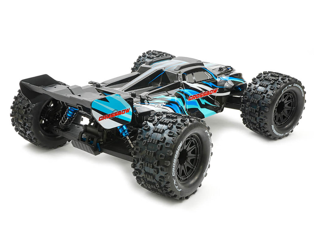 FTX - CROSSBOW 1/10 BRUSHLESS TRUGGY TRUCK RTR - BLUE - INC's LIPO BATTERY, CHARGER & RADIO
