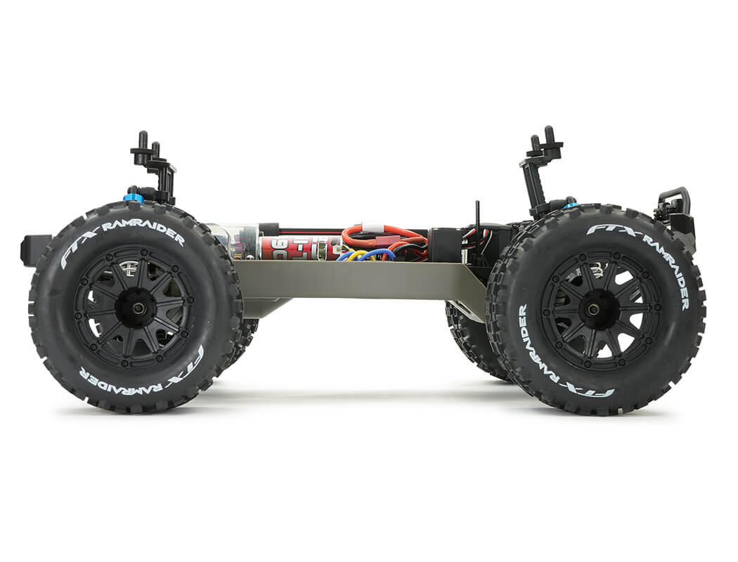 FTX - RAMRAIDER 1/10 (BRUSHED + Lipo) RC MONSTER TRUCK RTR - ORANGE/BLUE - FTX5499OB