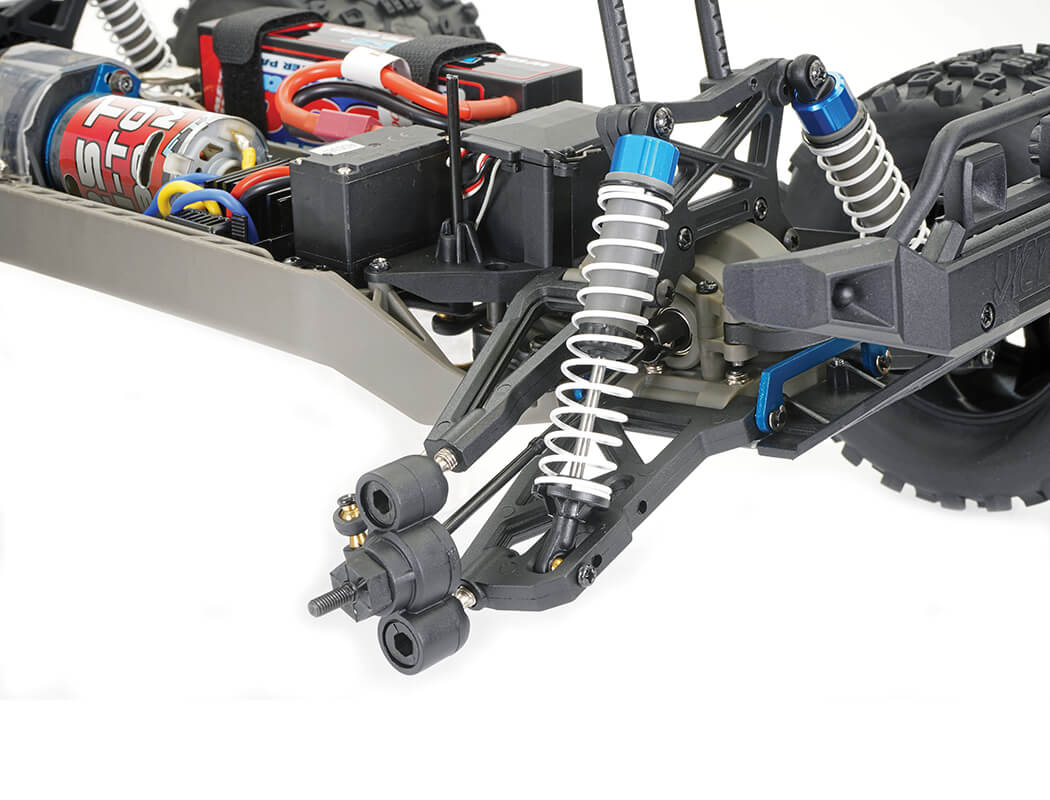 FTX - RAMRAIDER 1/10 (BRUSHED + Lipo) RC MONSTER TRUCK RTR - ORANGE/BLUE - FTX5499OB