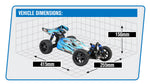 FTX - VANTAGE 2.0 BRUSHED BUGGY
1/10 4WD RTR - FTX5533B