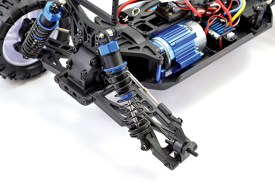 FTX - CARNAGE 2.0 - 1/10th BRUSHED RC TRUCK 4WD RTR - BLUE (With all electrics) - FTX5537B