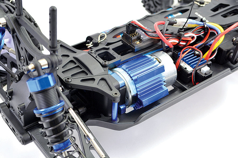 FTX - CARNAGE 2.0 - 1/10th BRUSHED RC TRUCK 4WD RTR - BLUE (With all electrics) - FTX5537B