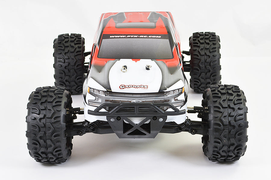 FTX - CARNAGE 2.0 1/10 BRUSHED TRUCK 4WD RTR - RED (Battery & Charger included)