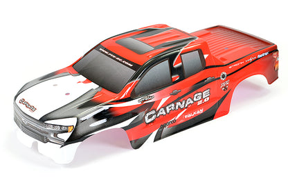 FTX - CARNAGE 2.0 1/10 BRUSHED TRUCK 4WD RTR - RED (Battery & Charger included)