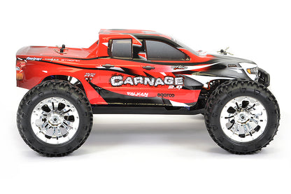 FTX - CARNAGE 2.0 1/10 BRUSHED TRUCK 4WD RTR - RED (Battery & Charger included)