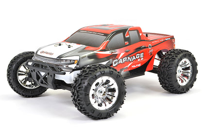 FTX - CARNAGE 2.0 1/10 BRUSHED TRUCK 4WD RTR - RED (Battery & Charger included)
