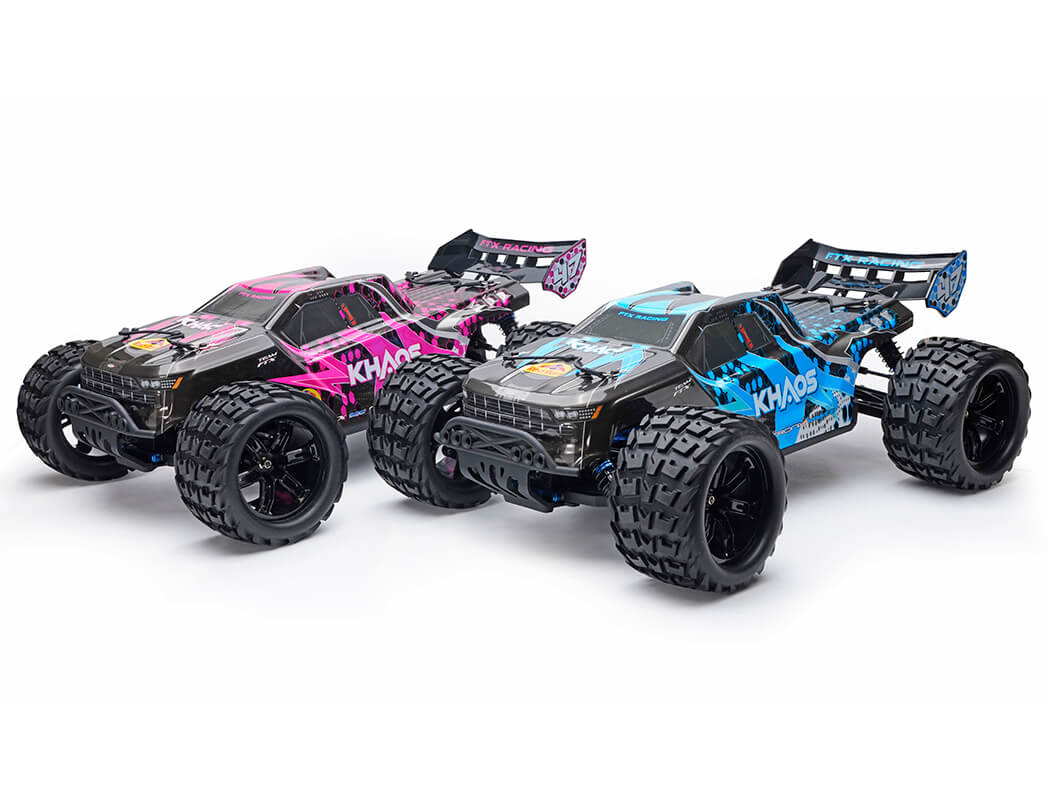 FTX - KHAOS 1/10 RC BRUSHLESS 4WD TRUGGY RTR (WITH 3S LIPO AND CHARGER) - BLUE - FTX5564B