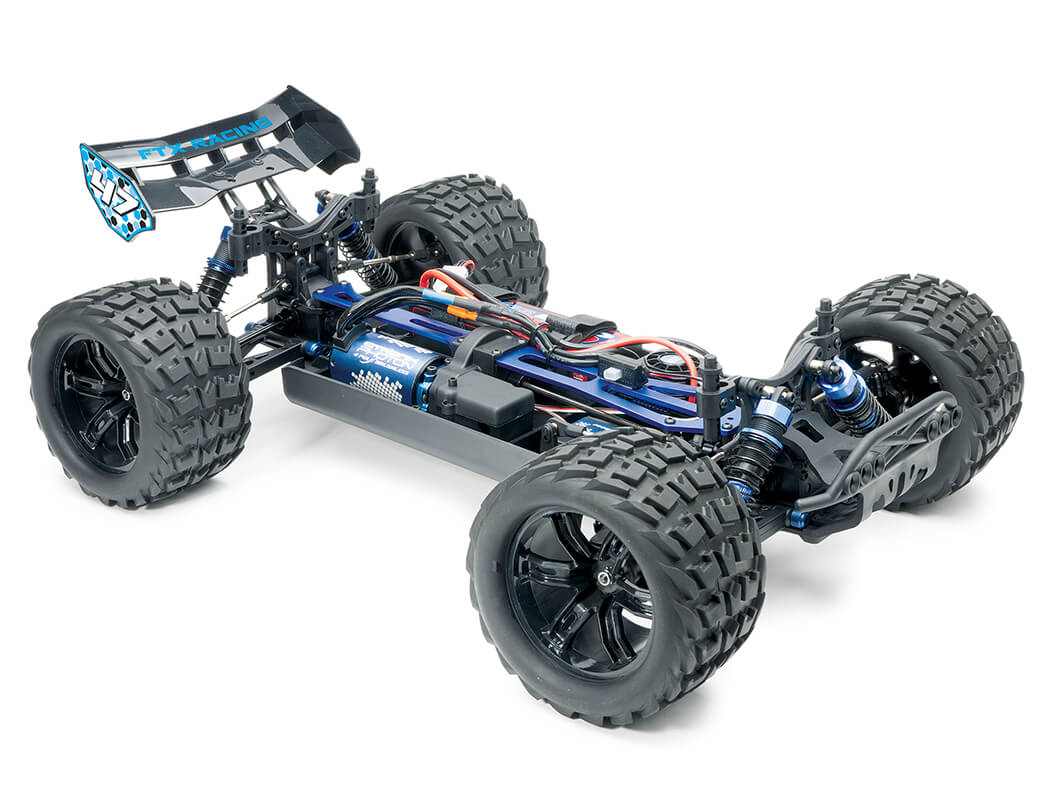 FTX - KHAOS 1/10 RC BRUSHLESS 4WD TRUGGY RTR (WITH 3S LIPO AND CHARGER) - BLUE - FTX5564B