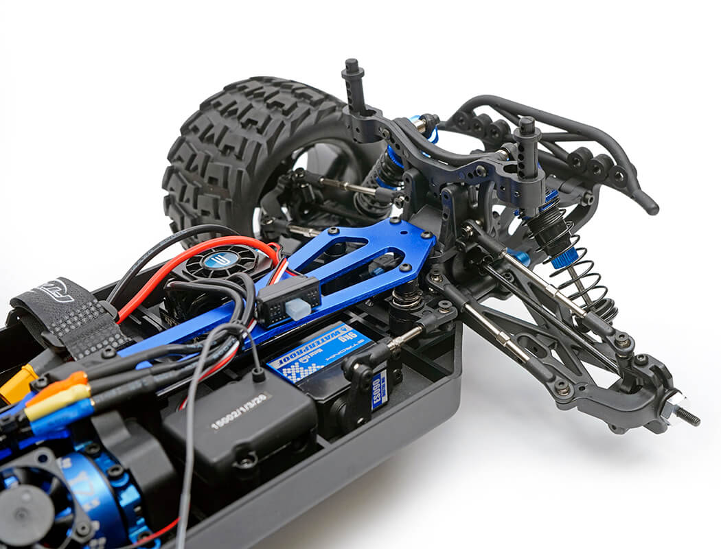 FTX - KHAOS 1/10 RC BRUSHLESS 4WD TRUGGY RTR (WITH 3S LIPO AND CHARGER) - BLUE - FTX5564B