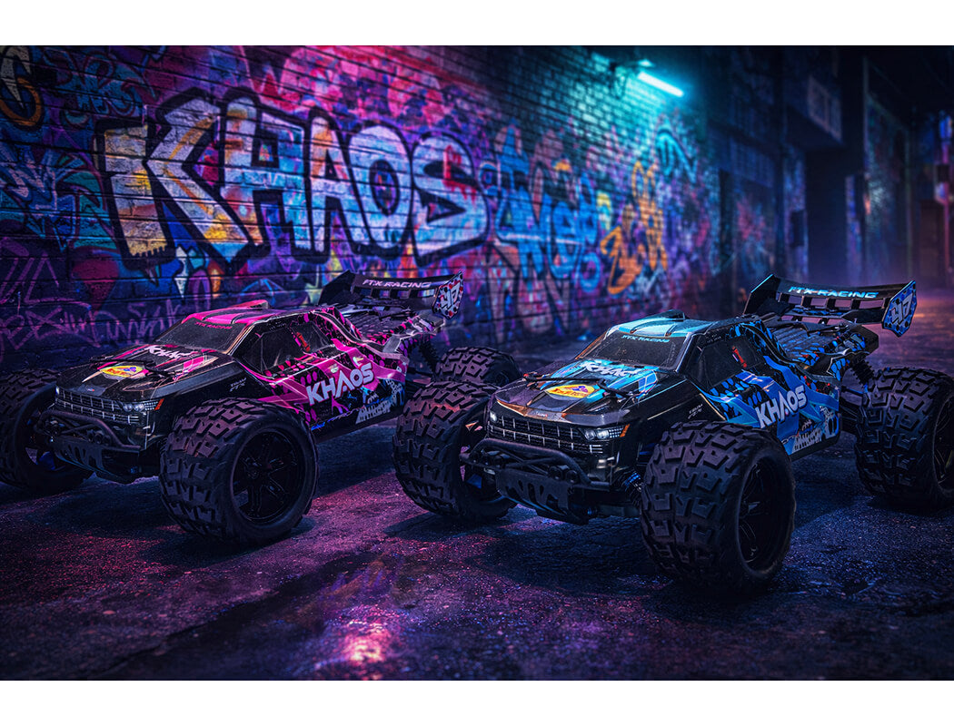 FTX - KHAOS 1/10 RC BRUSHLESS 4WD TRUGGY RTR (WITH 3S LIPO AND CHARGER) - BLUE - FTX5564B