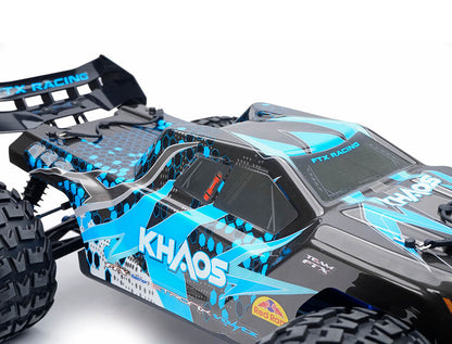FTX - KHAOS 1/10 RC BRUSHLESS 4WD TRUGGY RTR (WITH 3S LIPO AND CHARGER) - BLUE - FTX5564B