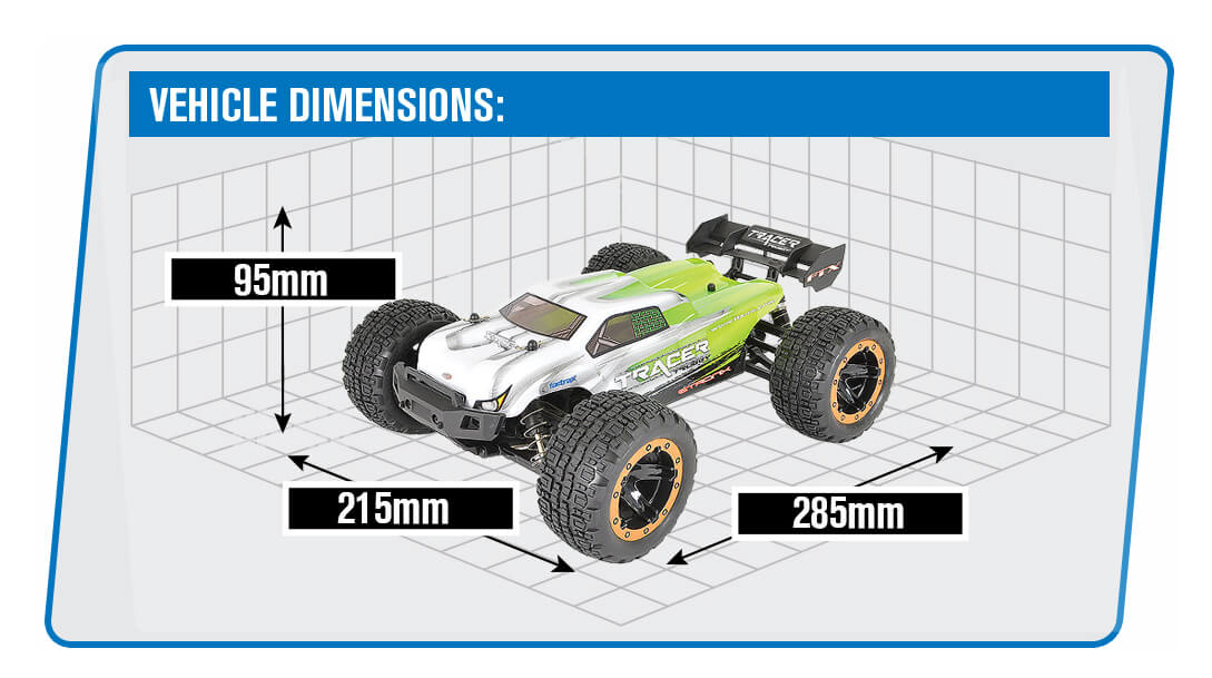 FTX - TRACER 1/16 4WD TRUGGY (Brushed+Lipo) RC TRUCK RTR - GREEN - FTX5577G