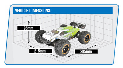 FTX - TRACER 1/16 4WD TRUGGY (Brushed+Lipo) RC TRUCK RTR - GREEN - FTX5577G