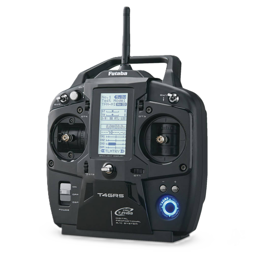Futaba - T4GRS 4-Channel Surface Vehicle 2.4ghz Radio with R304SB Receiver - FUT05003095-3