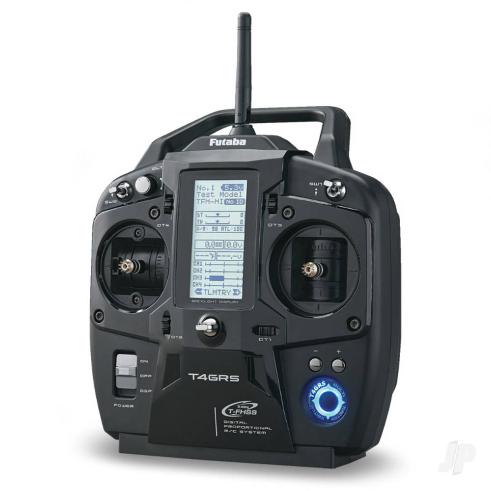 Futaba - T4GRS 4 Channel Surface RC Car/Buggy 2.4ghz Radio with R304SB Receiver - FUT05003095-3