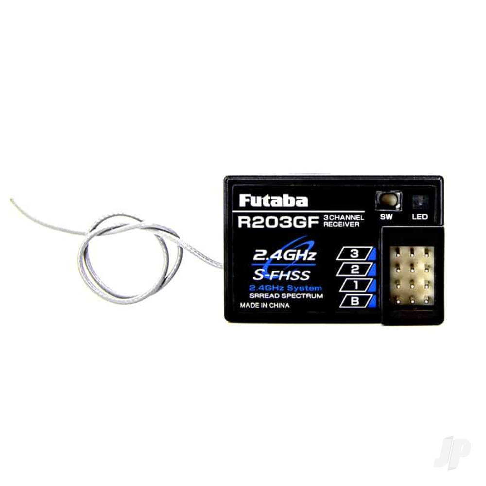 Futaba - T3PV 3-Channel 2.4ghz Surface Wheel Radio with R203GF Receiver - FUT05003108-3