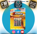 Ansmann - AAA 1.5v Alkaline 1000mah Batteries (4pcs)