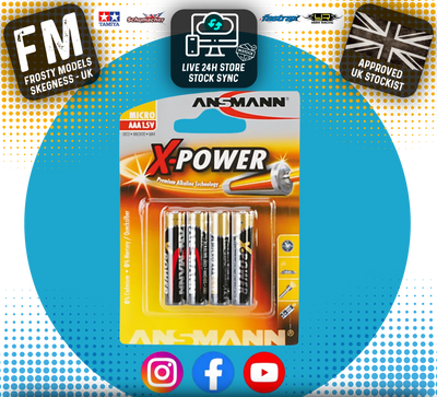 Ansmann - AAA 1.5v Alkaline 1000mah Batteries (4pcs)