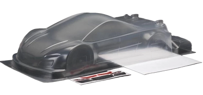 1/10 190mm Wide RC Touring Car Body Shell - Clear Lexan - 0.5mm thick Practice - Same as Extreme Twister Body Shell (258mm Wheelbase / 190mm Wide) - everything in photo included) Not M-Chassis - Fits TT01 / TT02