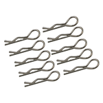 RC OVERHAUL - Bulk Bag Body Clips 1/10th SILVER (50pcs) G-RCO-UN006