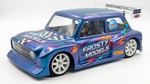 Kamtec - 1/12 MINI Clubman 758 Lexan Body with Spoiler & FREE Stickers - Fits all GT12 Minis Battcave / Kamtec / Mardave / Mini Assassin (CLEAR BODY) (160mm wide by 178mm wheelbase) (Standard Thickness)