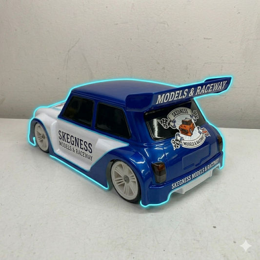 KAMTEC - GT12 SUPER LIGHT MONSTER MINI 757 Body (fits Mini Racer/Mini Assassin/Batt Cave JOK3R/ (1MM CLEAR LEXAN)