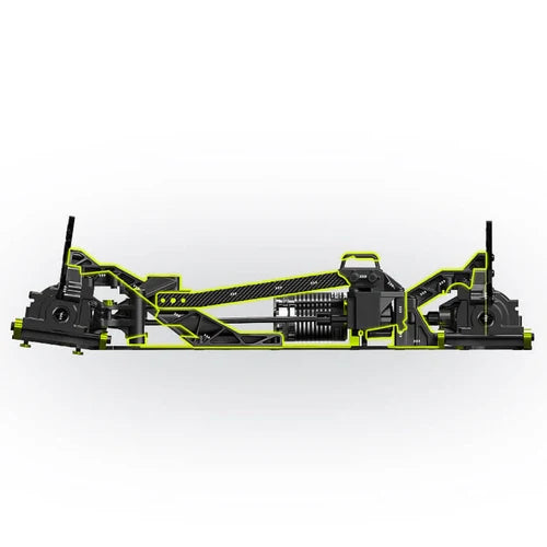 Rlaarlo - Omni Terminator (Carbon Spec) Brushless Micro 1/10 Scale Truck V2 RTR - Black - With 3S LiPo & USB Charger (1/12 Size but with 1/10 Electrics) (Free Upgrade/Spares Package Included)