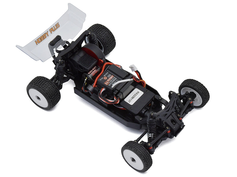 (Display Model Clearance) Hobby Plus - Speck-B 1/24 2WD Buggy & CASE - RTR Brushed w/battery & charger (Creme) - HBP2410250-C1