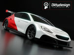 Bittydesign - HIBERYA M-chassis Body Shell 210mm to 225mm Wheelbase - BD-210225-HBY
