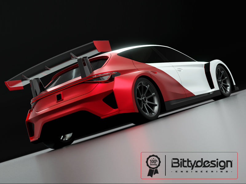 Bittydesign - HIBERYA M-chassis Body Shell 210mm to 225mm Wheelbase - BD-210225-HBY