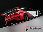 Bittydesign - HIBERYA M-chassis Body Shell 210mm to 225mm Wheelbase - BD-210225-HBY
