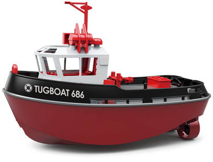 HENG LONG - 1/72 RTR RC TUGBOAT 686 2.4GHZ 230MM LENGTH BLACK