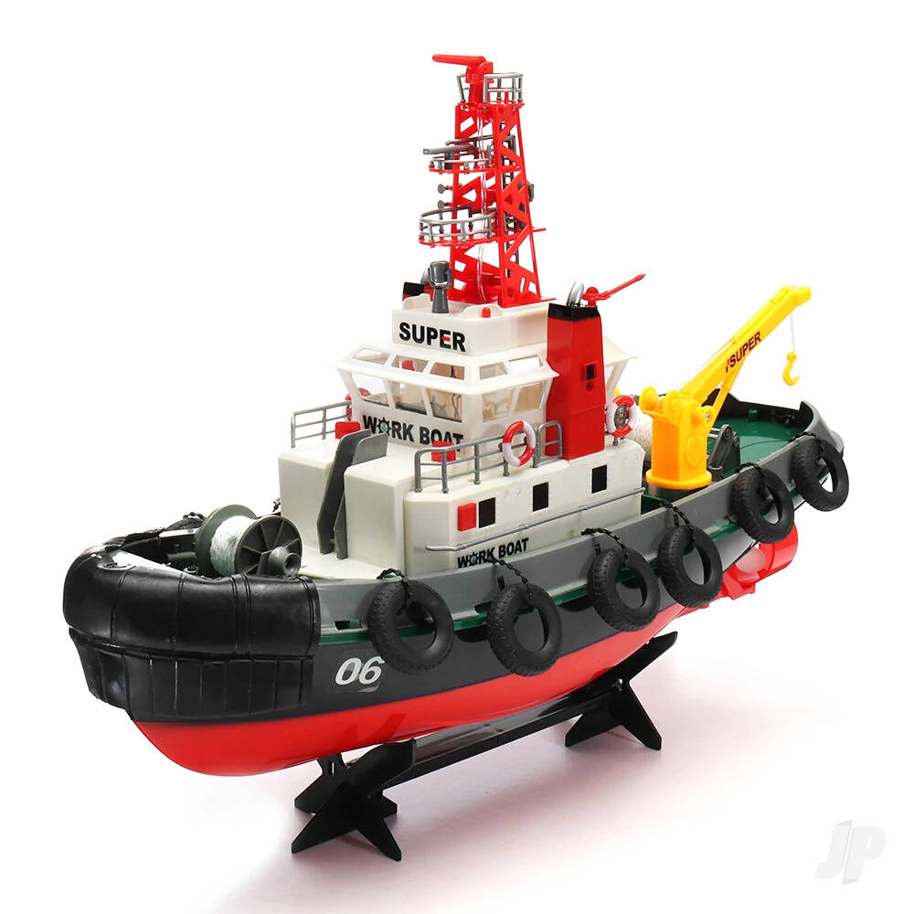 Henglong - Harbour Tug Radio Controlled Li-on & 2.4ghz RTR (600mm) - HLG3810 (with working water cannon)
