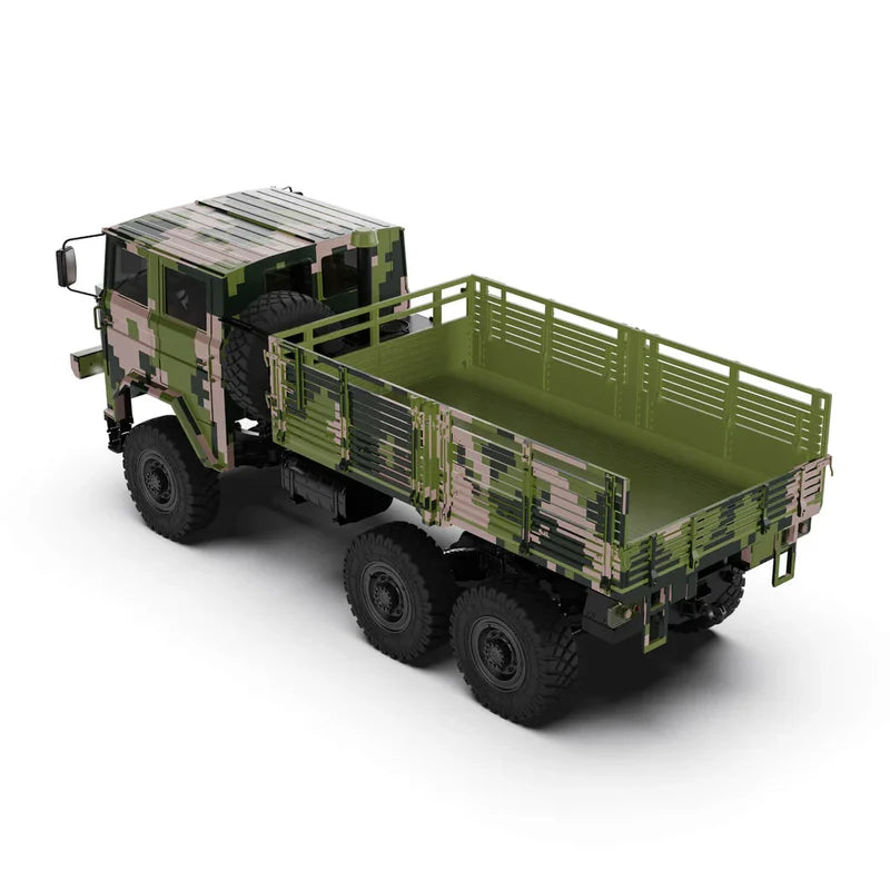 Rlaarlo - HongYan HY6 6x6 Brushless Military RC 1/10 Rock Crawler Truck - Jungle Edition - HY6-D-BS-Jungle