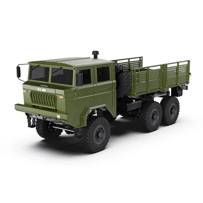 Rlaarlo - HongYan HY6 6x6 Brushless Military RC 1/10 Rock Crawler Truck - Green Edition - HY6-D-BS-Green