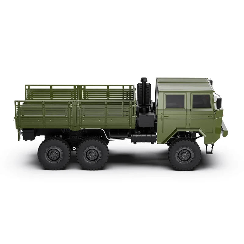Rlaarlo - HongYan HY6 6x6 Brushless Military RC 1/10 Rock Crawler Truck - Green Edition - HY6-D-BS-Green