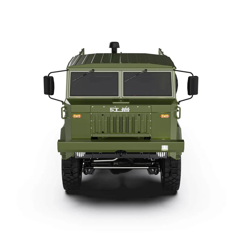 Rlaarlo - HongYan HY6 6x6 Brushless Military RC 1/10 Rock Crawler Truck - Green Edition - HY6-D-BS-Green