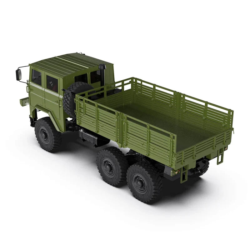 Rlaarlo - HongYan HY6 6x6 Brushless Military RC 1/10 Rock Crawler Truck - Green Edition - HY6-D-BS-Green