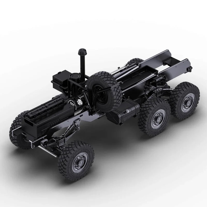 Rlaarlo - HongYan HY6 6x6 Brushless Military RC 1/10 Rock Crawler Truck - Green Edition - HY6-D-BS-Green