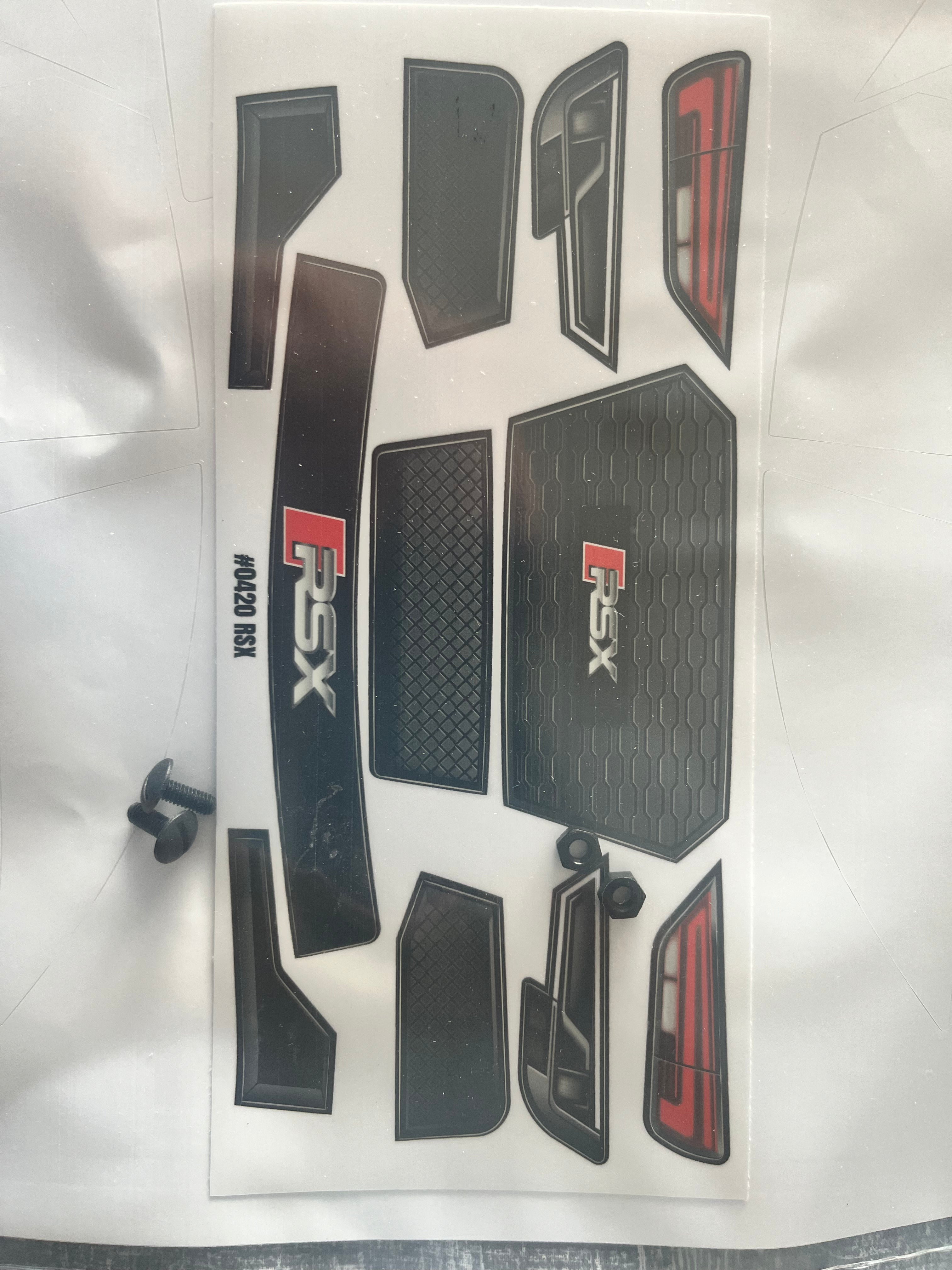 MONTECH AUDI RS4 RSX - RC CAR BODY SHELL 1/10 190MM - FWD STD - XTMTB0420-07